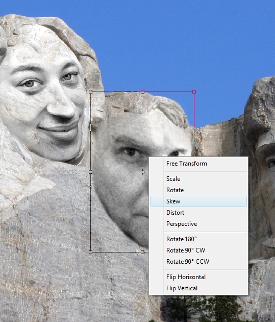 Creation of Mt. Rushmod: Step 9